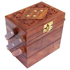 Deals, Discounts & Offers on  - ROYAL ANTIQUE Wooden Sliding Jewellery Box