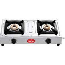 Deals, Discounts & Offers on  - Hindflame 2 Burner Metro Stainless Steel Manual Gas Stove(2 Burners)