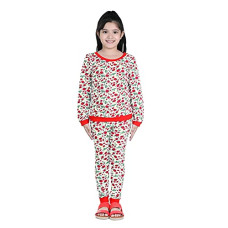 Deals, Discounts & Offers on  - Naughty Ninos Girls Printed Night Suit Sets