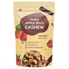 Deals and Offers on - Farmley Premium Apple Spice Flavoured Roasted Dry Nut Cashew Snacks 200 gm | Rich in Protein | Crunchy & Delicious Deals, Discounts & Offers on - Farmley Premium Apple Spice Flavoured Roasted Dry Nut Cashew Snacks 200 gm | Rich in Protein | Crunchy & Delicious