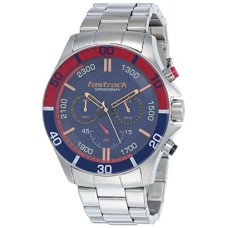 Deals, Discounts & Offers on Men - Fastrack Analog Blue Dial Men's Watch-3072SM06 / 3072SM06/3072SM06