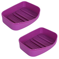 Deals, Discounts & Offers on Home Improvement - Kuber Industries Saop Holder Pack of 2 (Purple)