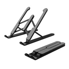 Deals, Discounts & Offers on Laptop Accessories - Zebronics-NS1000 Laptop Stand Featuring Foldable Design, Anti-Slip Silicone Rubber Pads, Supports Maximum of 5kgs Weight, 6 Adjustable Levels.