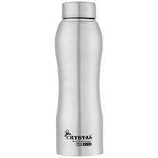Deals and Offers on - Crystal Stainless Steel Water Bottle, 800 ml, Multicolour Deals, Discounts & Offers on - Crystal Stainless Steel Water Bottle, 800 ml, Multicolour