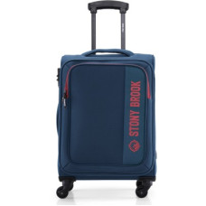 Deals, Discounts & Offers on  - Stony Brook by Nasher MilesSmall Cabin Suitcase (55 cm) - Classic Soft-Sided Polyester Cabin Luggage Blue 20 inch |55cm Trolley Bag - Blue