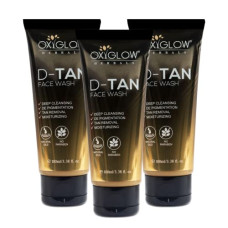 Deals, Discounts & Offers on Beauty Care - OxyGlow Herbals D-TAN Face Wash| Helps removes Tan & Dirt|Brightening & Glowing Skin- 100gm,Pack of 3