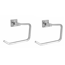 Deals, Discounts & Offers on  - Klaxon 102 Kristal Steel Towel Ring/Holder (2 Pieces)