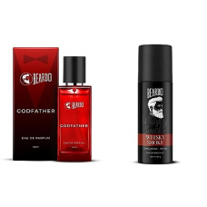 Deals, Discounts & Offers on Beauty Care - Beardo Fragrance Combo | Whiskey Smoke Body Spray 120ml & GodFather Perfume 50ml (Set of 2)