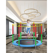 Deals and Offers on - First Play 55 inch Trampoline with Safety Net & U-Shape Legs For Kids & Adults Deals, Discounts & Offers on - First Play 55 inch Trampoline with Safety Net & U-Shape Legs For Kids & Adults