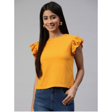 Deals, Discounts & Offers on  - [Sizes S, M, L, XL] PROVOGUEWomen Solid Round Neck Pure Cotton White T-Shirt