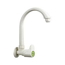 Deals, Discounts & Offers on  - LIPKA Designo Sink Cock with Swivel Spout Faucet |PTMT Water Tap | Ivory Color|