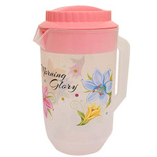 Deals and Offers on - Kuber Industries Floral Design Plastic Water Jug, Pink Deals, Discounts & Offers on - Kuber Industries Floral Design Plastic Water Jug, Pink