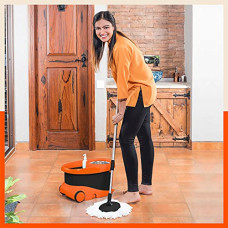 Deals, Discounts & Offers on Home Improvement - Bathla Ultra Clean Plus - Heavy Duty Microfiber Spin Mop