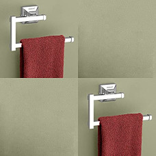 Deals, Discounts & Offers on Home Improvement - Primax Stainless Steel 304 Grade Squaro Napkin Ring/Towel Ring/Napkin Holder/Towel Hanger/Bathroom Accessories(Chrome) - Pack of 2