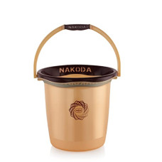 Deals, Discounts & Offers on Home Improvement - Nakoda Pixel Opaque Plastic Bathroom Bucket - 18 Litre, (Colour May Vary)(34(D) x 32.8) cm