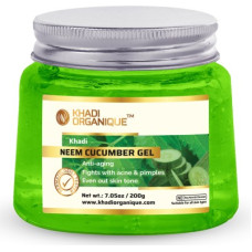 Deals and Offers on - khadi ORGANIQUE Neem Cucumber Face Massage Gel Reduces Acne, Pimples&Moisturizes Skin Naturally(200 g) Deals, Discounts & Offers on - khadi ORGANIQUE Neem Cucumber Face Massage Gel Reduces Acne, Pimples&Moisturizes Skin Naturally(200 g)