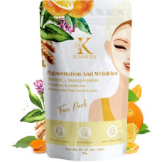 Deals, Discounts & Offers on  - Kimayra World Organic Turmeric+Orange Face Pack Powder Help in Skin Brightening,Pimples & Acne(75 g)