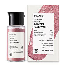 Deals and Offers on - Brillare Rose Face Wash | Anti Ageing Skin | Sandalwood & Coconut Face Wash Deals, Discounts & Offers on - Brillare Rose Face Wash | Anti Ageing Skin | Sandalwood & Coconut Face Wash
