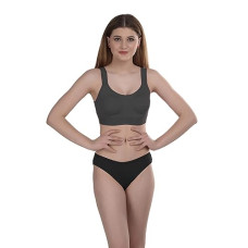 Deals, Discounts & Offers on Women - PIBU-Women's Cotton Bra Panty Set