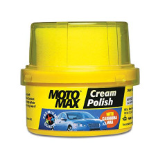 Deals, Discounts & Offers on  - Motomax Cream Polish (60 gm) with Carnuba Wax| Clean Polish Shine Cars, Bike, Motorcycle| Long term Protection from pollutant, rain water repellant | Shine painted, plastic and metal surfaces