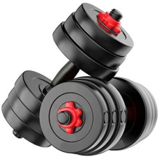 Deals, Discounts & Offers on Kitchen Containers - AKTIV 10KG (2.5KG X 4) PVC Dumbbell Set Home Gym & Fitness Kit