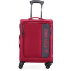 Deals and Offers on - Stony Brook by Nasher MilesSmall Cabin Suitcase (55 cm) - Classic Soft-Sided Polyester Cabin Red 20 inch |55cm Trolley Bag - Red Deals, Discounts & Offers on - Stony Brook by Nasher MilesSmall Cabin Suitcase (55 cm) - Classic Soft-Sided Polyester Cabin Red 20 inch |55cm Trolley Bag - Red