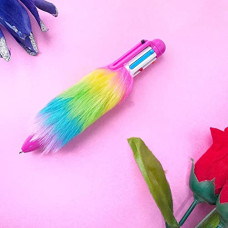 Deals, Discounts & Offers on Stationery - GLUN 6 in 1 Colour Furry Pen