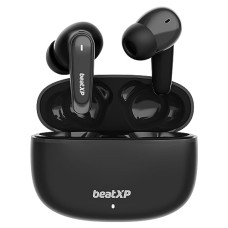 Deals, Discounts & Offers on Headphones - beatXP Wave XPods Bluetooth True Wireless Ear Buds with 50H Playtime, Quad Mic ENC Tech, 40ms Low Latency Mode