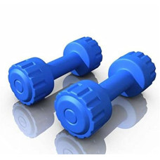 Deals, Discounts & Offers on  - Protoner Pair of 1 kg Each PVC Dumbbells Set Blue