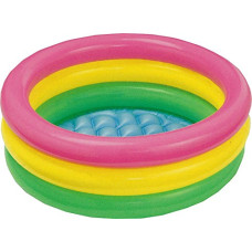 Deals, Discounts & Offers on  - Intex SNEHA Colorful Baby Bathing Tub 2Feet (Multi-Color)