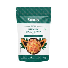 Deals, Discounts & Offers on  - Farmley Premium Diced Papaya Dried Fruits 200 gram | No Added Colours and Preservatives | Sweet and Delicious Real Papaya Taste