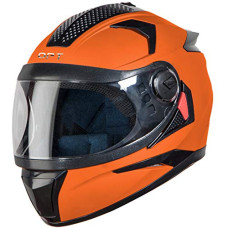 Deals, Discounts & Offers on  - Steelbird 7Wings Robot Opt ISI Certified Full Face Helmet(Medium 580 MM, Glossy Fluo Orange with Clear Visor), ABS
