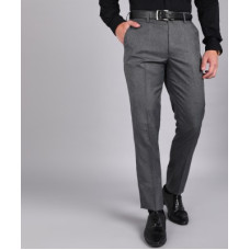 Deals, Discounts & Offers on  - METRONAUT By FlipkartSlim Fit Men Viscose Rayon Grey Viscose Rayon Trousers
