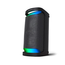 Deals, Discounts & Offers on  - Sony SRS-XP500 Portable Wireless Bluetooth Party Speaker (Karaoke/Guitar Input, IPX4 Splashproof Protection,Upto 20hrs Battery, Ambient Light, USB Play & Charge, Quick Charge, Mega Bass), Black