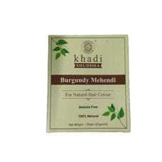 Deals and Offers on - Khadi Shuddha Burgandy Mehendi For Natural Hair Colour, 100 g Deals, Discounts & Offers on - Khadi Shuddha Burgandy Mehendi For Natural Hair Colour, 100 g