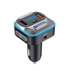 Deals, Discounts & Offers on Electronics - VeeDee Bluetooth FM Transmitter, TVARA T19 (November 2022 Model) PD + QC 3.0 TF Card + U Disk, Wireless 5.0 Colorful Atomosphere Light, Hands Free Calling Lossless Music