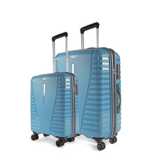 Deals and Offers on - Aristocrat Air Pro Set of 2 Hard Check-in Luggage (56+76cm) | Cabin and Large Check-in Luggage | Lightweight Luggage with Strong Wheels, Secured Zip and Secured Combination Lock | Cross Teal Deals, Discounts & Offers on - Aristocrat Air Pro Set of 2 Hard Check-in Luggage (56+76cm) | Cabin and Large Check-in Luggage | Lightweight Luggage with Strong Wheels, Secured Zip and Secured Combination Lock | Cross Teal