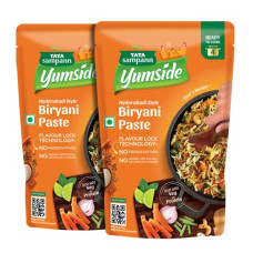 Deals and Offers on - Tata Sampann Yumside Hyderabadi Style Biryani Paste | Ready to Cook | Serves 8 Pax, 150g (Pack of 2) Deals, Discounts & Offers on - Tata Sampann Yumside Hyderabadi Style Biryani Paste | Ready to Cook | Serves 8 Pax, 150g (Pack of 2)
