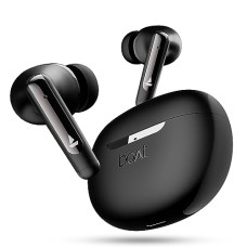 Deals, Discounts & Offers on Headphones - boAt Airdopes 141 ANC TWS Earbuds with 32 dB ANC, 42 HRS Playback, 50ms Low Latency Beast Mode, IWP Tech, Signature Sound, Quad Mics with ENx, ASAP Charge, USB Type-C Port & IPX5(Gunmetal Black)
