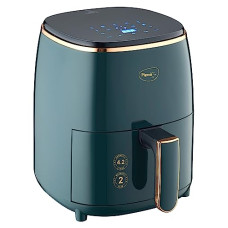 Deals and Offers on - Pigeon Healthifry Digital Air Fryer, 360 High Speed Air Circulation Technology 1200 W with Non-Stick 4.2 L Basket - Green Deals, Discounts & Offers on - Pigeon Healthifry Digital Air Fryer, 360 High Speed Air Circulation Technology 1200 W with Non-Stick 4.2 L Basket - Green