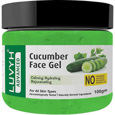 Deals and Offers on Beauty Care - Luvyh Cucumber Face Gel Skin Mustiorizer 100 g, Skin Hydrating Soothing Light Weight Formula, Helps Reduce Redness, Puffiness & Blemishes Deals, Discounts & Offers on Beauty Care - Luvyh Cucumber Face Gel Skin Mustiorizer 100 g, Skin Hydrating Soothing Light Weight Formula, Helps Reduce Redness, Puffiness & Blemishes