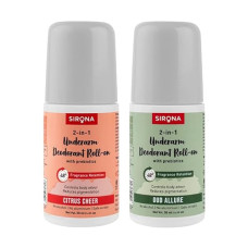 Deals, Discounts & Offers on Beauty Care - Sirona Deodorant For Women, Roll On, Underarm Roll On Women, Deodorant, Roll On Deo For Women, Underarm Roll On, 48 Hours Retention, Alcohol Free - Lemon Fragrance & Oud Allure (50 ml, Pack of 2)