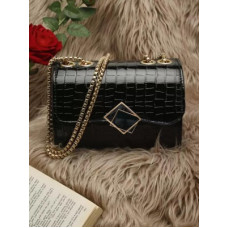 Deals, Discounts & Offers on Bags, Wallets & Belts - Leather LandBlack Women Sling Bag
