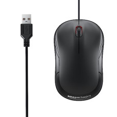 Deals and Offers on - Amazon Basics Wired USB Mouse, 3-Button, 1000 DPI Optical Sensor, Plug & Play, Deals, Discounts & Offers on - Amazon Basics Wired USB Mouse, 3-Button, 1000 DPI Optical Sensor, Plug & Play,