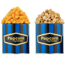 Deals and Offers on - Popcorn & Company Festive Gift Combo Pack of 2 Tins (Caramel Krisp -130 Gm & Cheddar Cheese Popcorn -60 Gm) - 190 GM Deals, Discounts & Offers on - Popcorn & Company Festive Gift Combo Pack of 2 Tins (Caramel Krisp -130 Gm & Cheddar Cheese Popcorn -60 Gm) - 190 GM