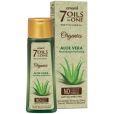 Deals, Discounts & Offers on  - EMAMI 7 Oils in One Organics - Aloe Vera Hair Oil(200 ml)