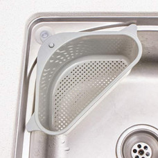 Deals, Discounts & Offers on Home Improvement - JRM Multifunctional Plastic Drain Shelf Sink Storage Rack For Kitchen, Bathroom, Soap Box Organizer (Grey)