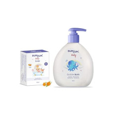 Deals, Discounts & Offers on Baby Care - Bumtum Paraben Free Baby Soap 50Gram (Pack of 1) & Baby Bubble Bath (200 ML) Combo