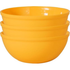 Deals, Discounts & Offers on  - Wonder Sigma 1500 Microwave Safe Safe Multipurpose Plastic Bowl Set,3 pc Bowl 1300 ml, Yellow Color