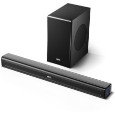 Deals and Offers on - Mivi Fort S180 Soundbar With Sub woofer, 180W, Surround Sound, Made In India 180 W Bluetooth Soundbar(Black, 2.1 Channel) Deals, Discounts & Offers on - Mivi Fort S180 Soundbar With Sub woofer, 180W, Surround Sound, Made In India 180 W Bluetooth Soundbar(Black, 2.1 Channel)